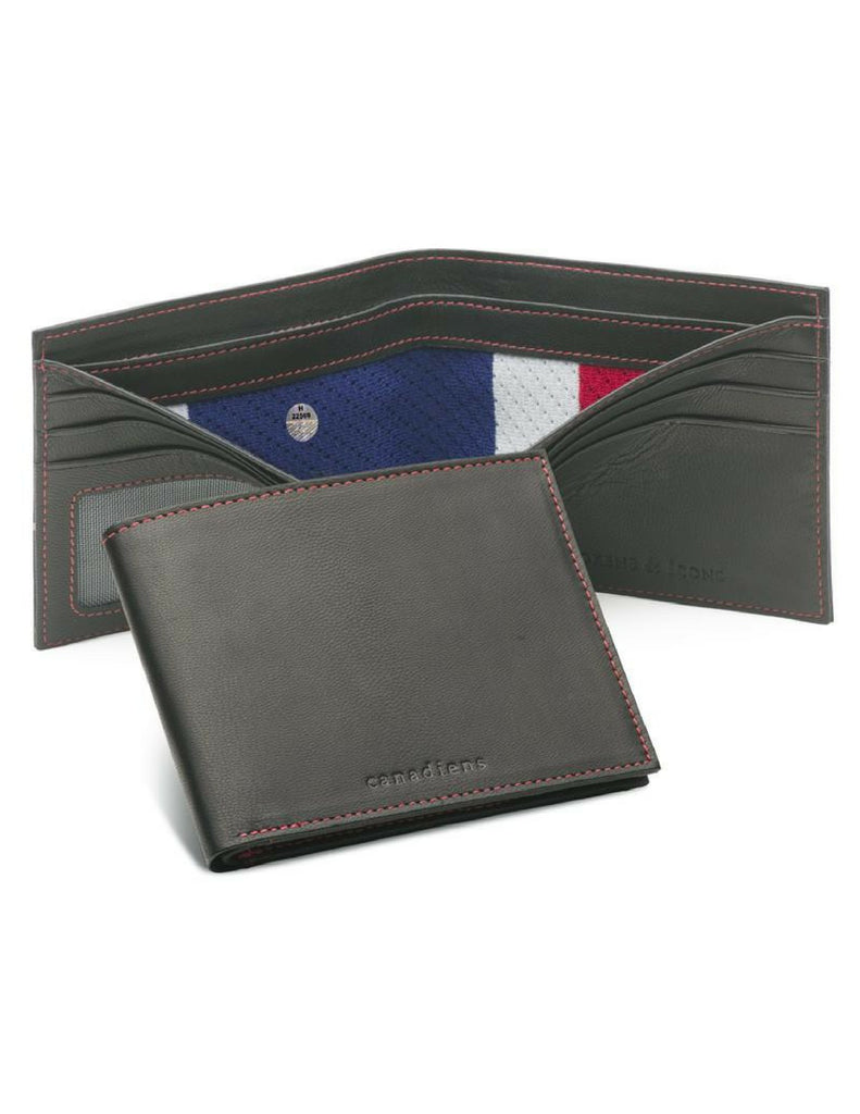Tokens & Icons Vancouver Canucks Game used Uniform Bi-Fold Wallet