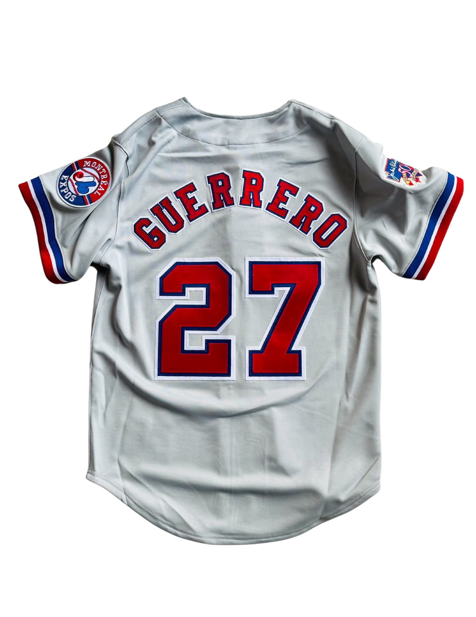Montreal Expos 1997 Vladimir Guerrero Sr. Authentic Replica Road