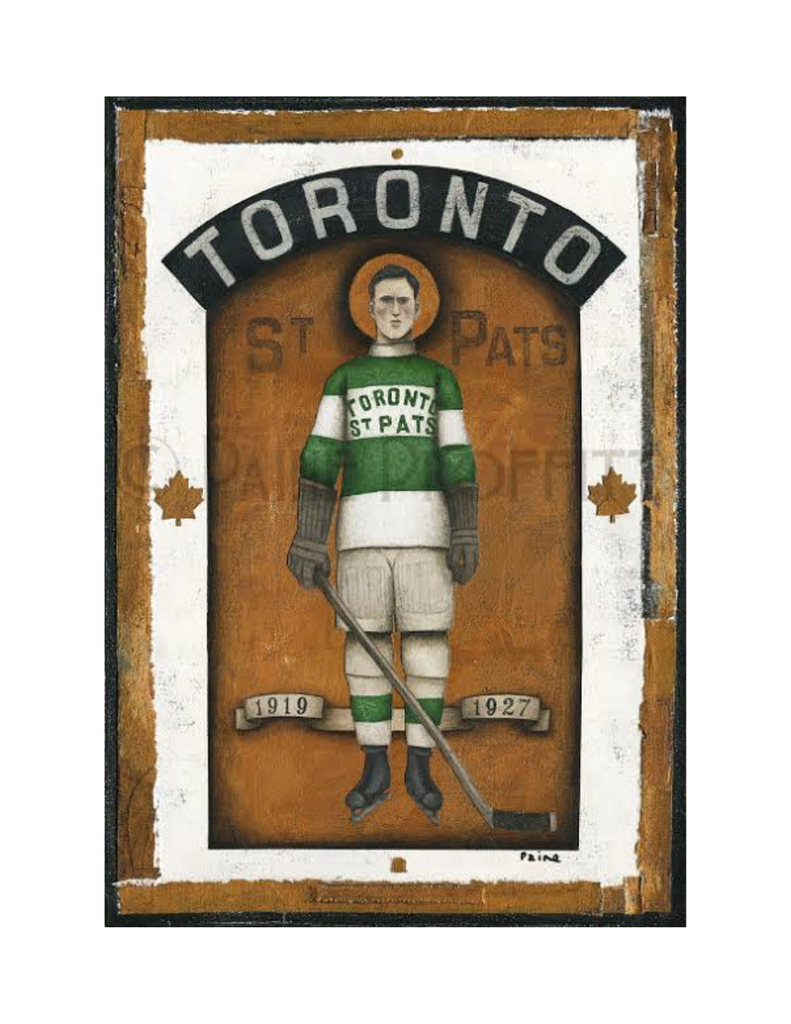 Toronto Maple Leafs ST. Pats 1919 -1920 Vintage NHL Hockey Souvenir Puck -  NEW