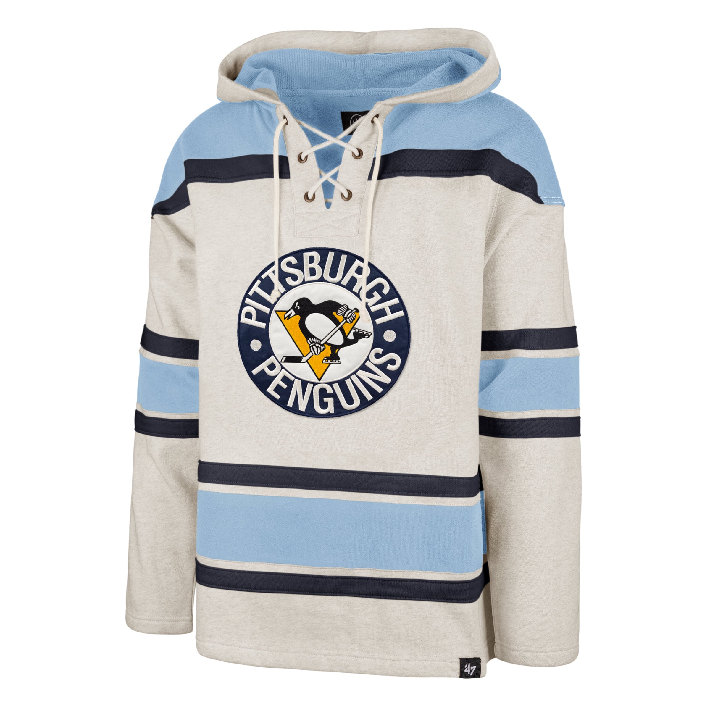 Pittsburgh Penguins 1968 Vintage Hockey Heritage Lacer Hoody The Sport Gallery
