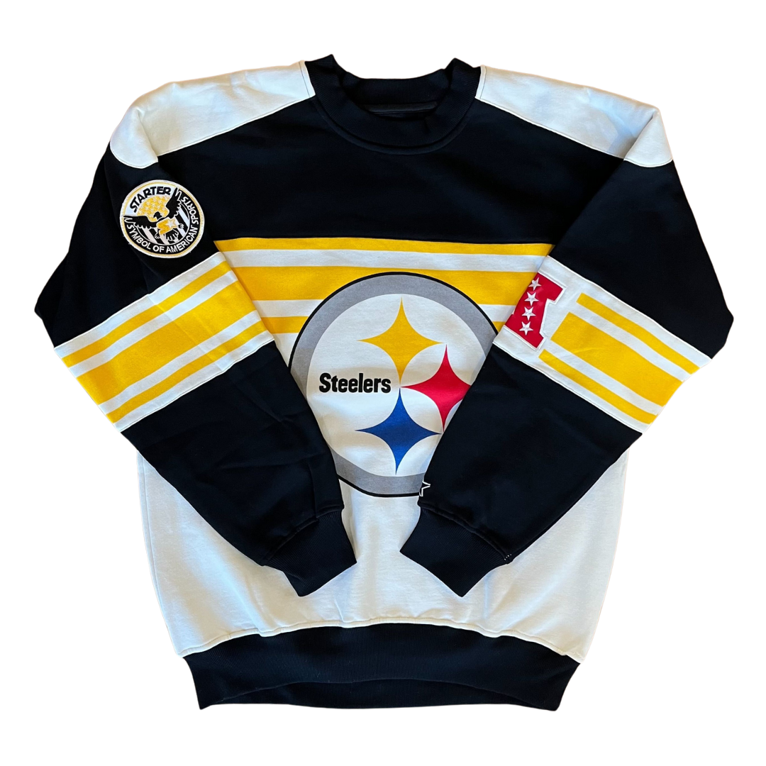 Pittsburgh Steelers Starter NFL Defense Crew Neck Sweater The Sport Gallery