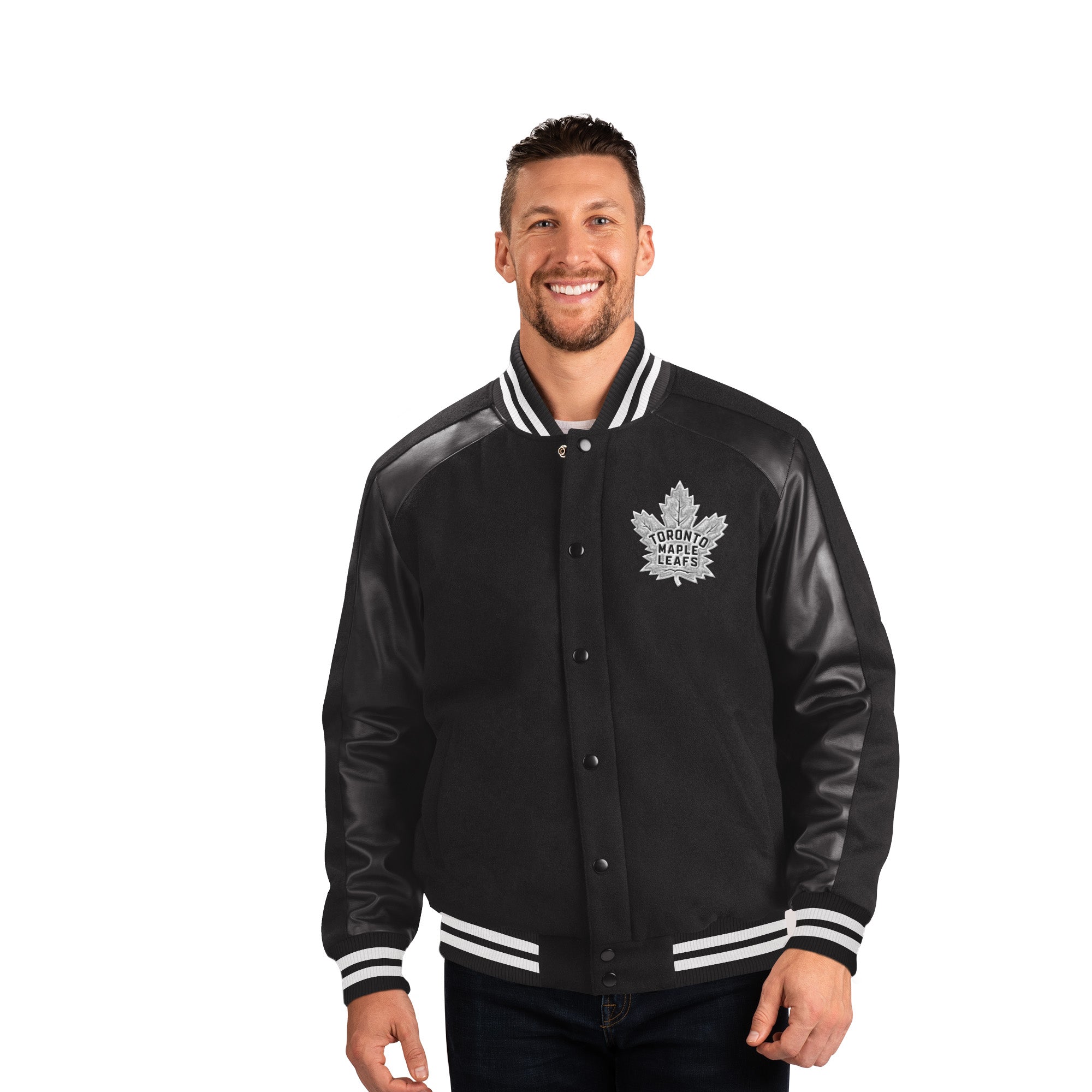 Toronto Maple Leafs Black Wool Jacket – The Sport Gallery