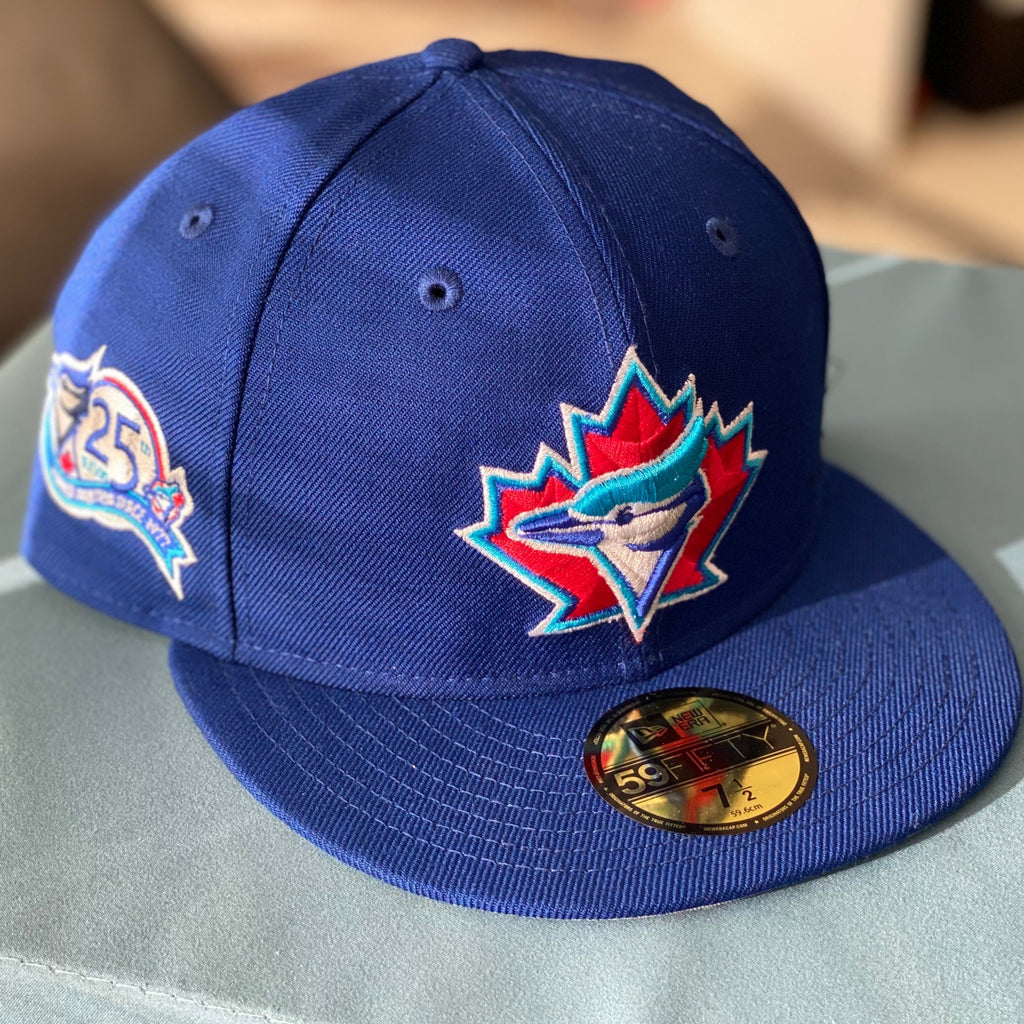 Toronto Blue Jays MLB Cooperstown Distressed Logo Marled 3 Quarter