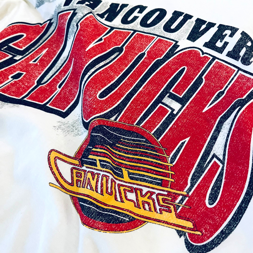  '47 Vancouver Canucks Men's Vintage Skate Logo Lacer Pullover  Hoodie - Size Large : Sports & Outdoors