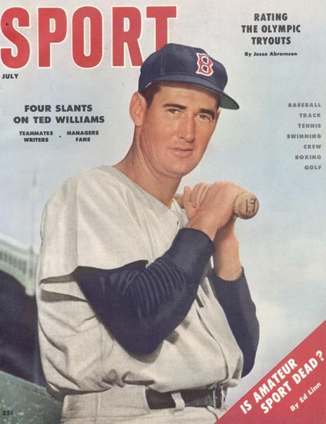 July 1956 Sport Cover (Ted Williams, Boston Red Sox) – The Sport Gallery