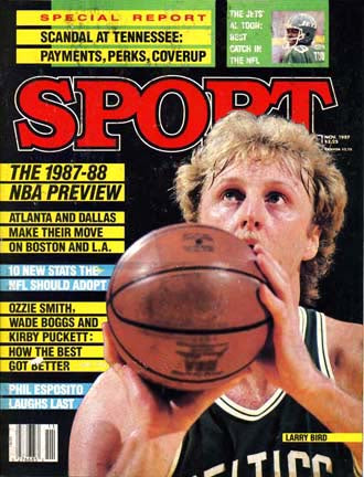 November 1987 Sport Cover (Larry Bird, Boston Celtics) – The Sport Gallery