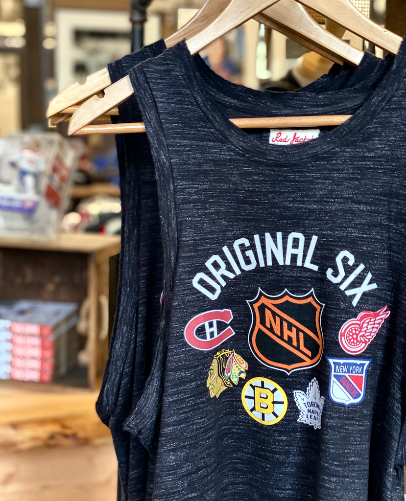 Original Six 6 Vintage Old School Hockey Teams Essential T-Shirt for Sale  by quickydfbv46